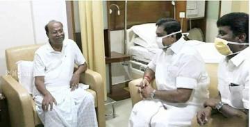 Dr Ramadoss admitted to apollo